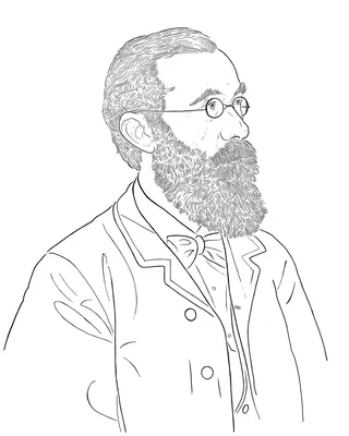 Black and White portrait of Wilhelm Wundt