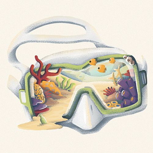 Underwater themes on Reef Goggles