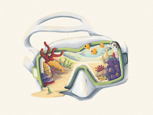 Underwater themes on Reef Goggles