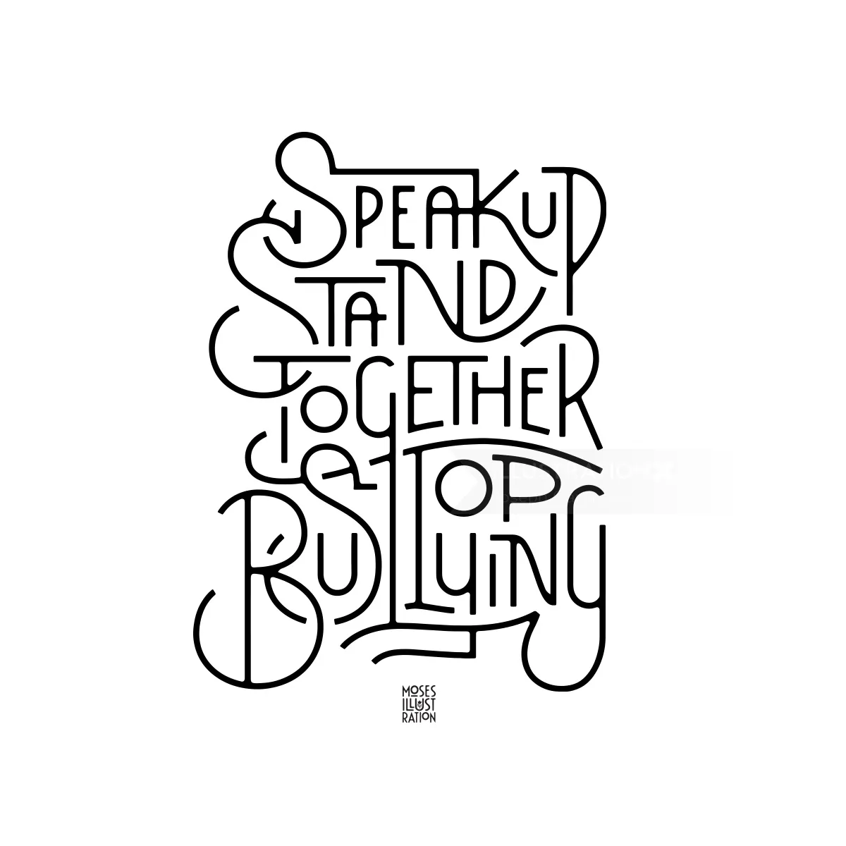 Speak up stand together stop bullying