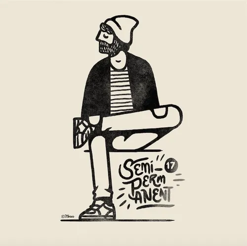 Gif animation of semi permanent
