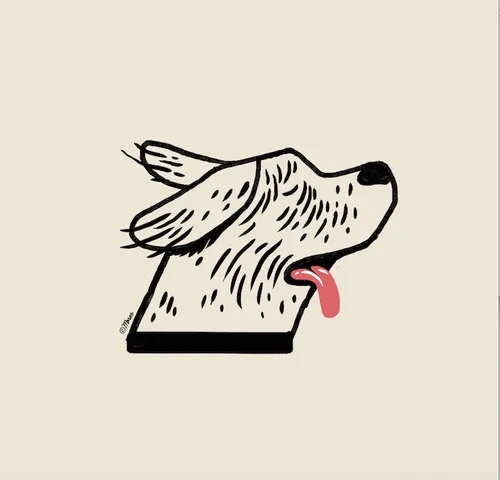 Animation of dog hair flying
