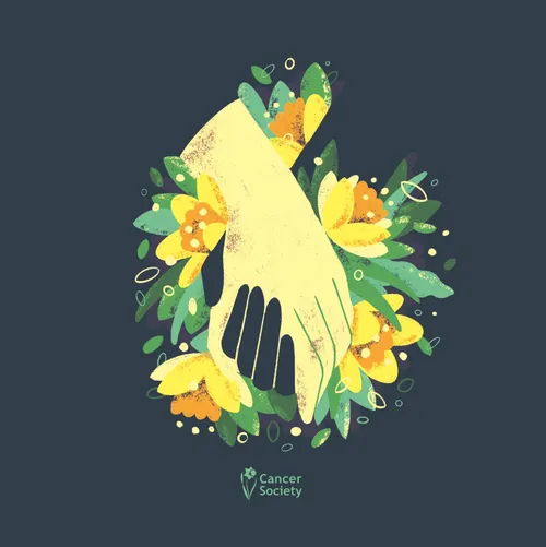 Graphic illustration of flowers
