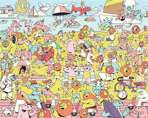 cartoon & humour lifetsyle graphic
