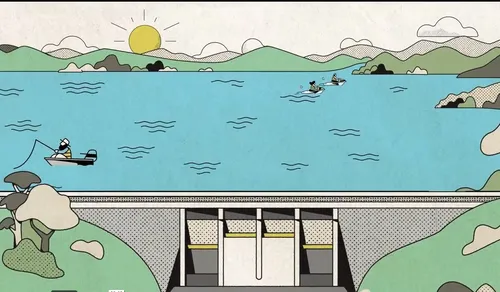Animation video of save water
