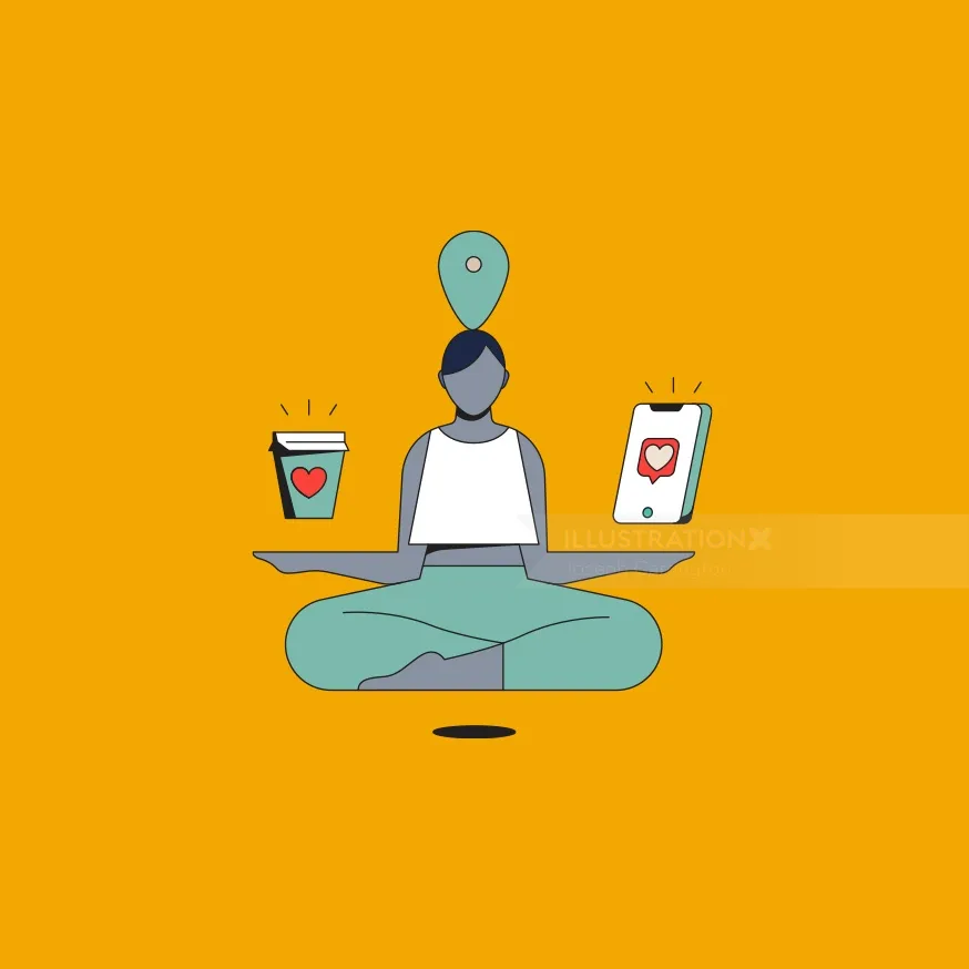 People woman with location icon
