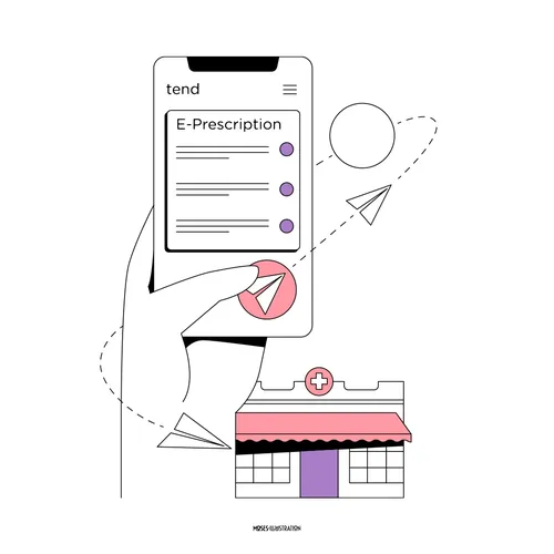 Graphic sending text
