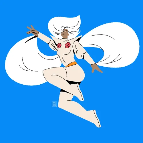 Graphic super girl