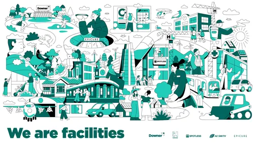 Facilities management activities and urban services illustration by Joseph Carrington
