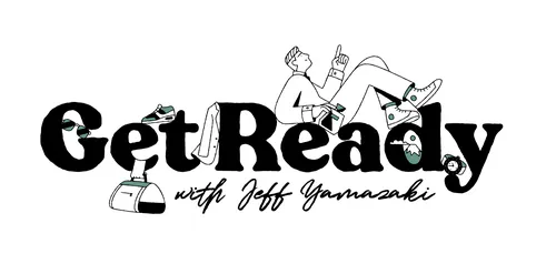 Get Ready with Jeff Yamazaki logo featuring a person reading