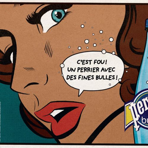 Illustration for Perrier Ad