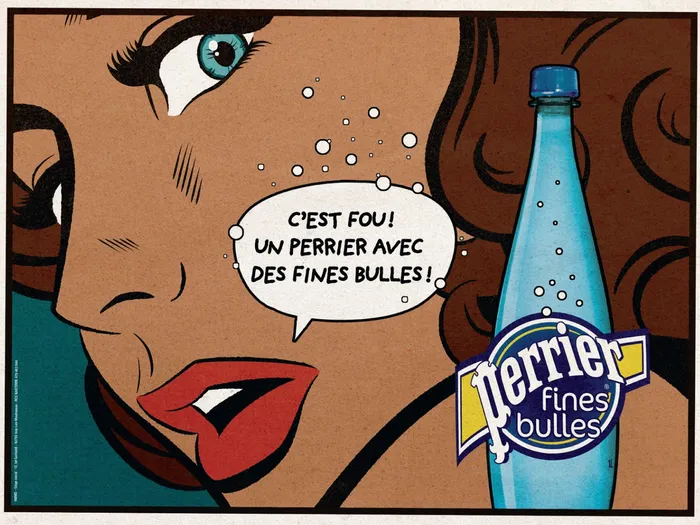 Illustration for Perrier Ad