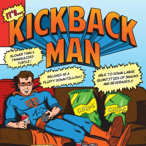 Kickback man comic artwork