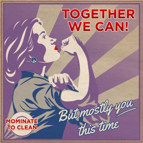 Together we can poster for woman
