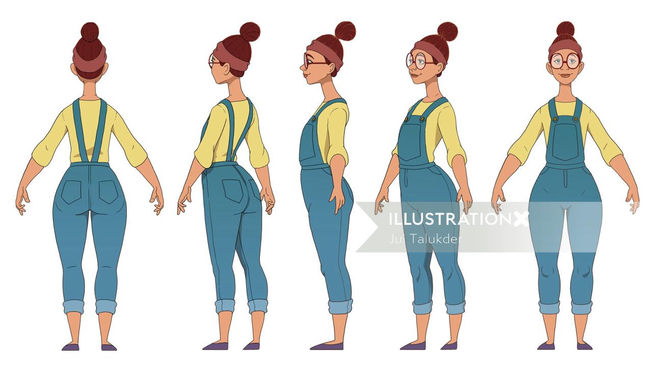 Diane Character Design For The Dumb Elephant