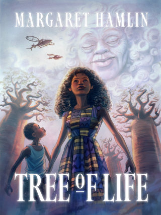 Design da capa do romance infantil &quot;Árvore da Vida&quot;