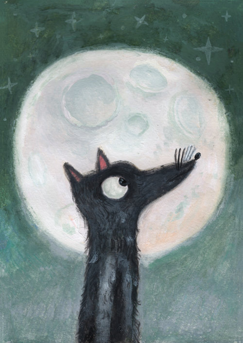 wolf, fary tale, scary, picture book