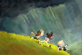 tempestade, aventura, livro ilustrado