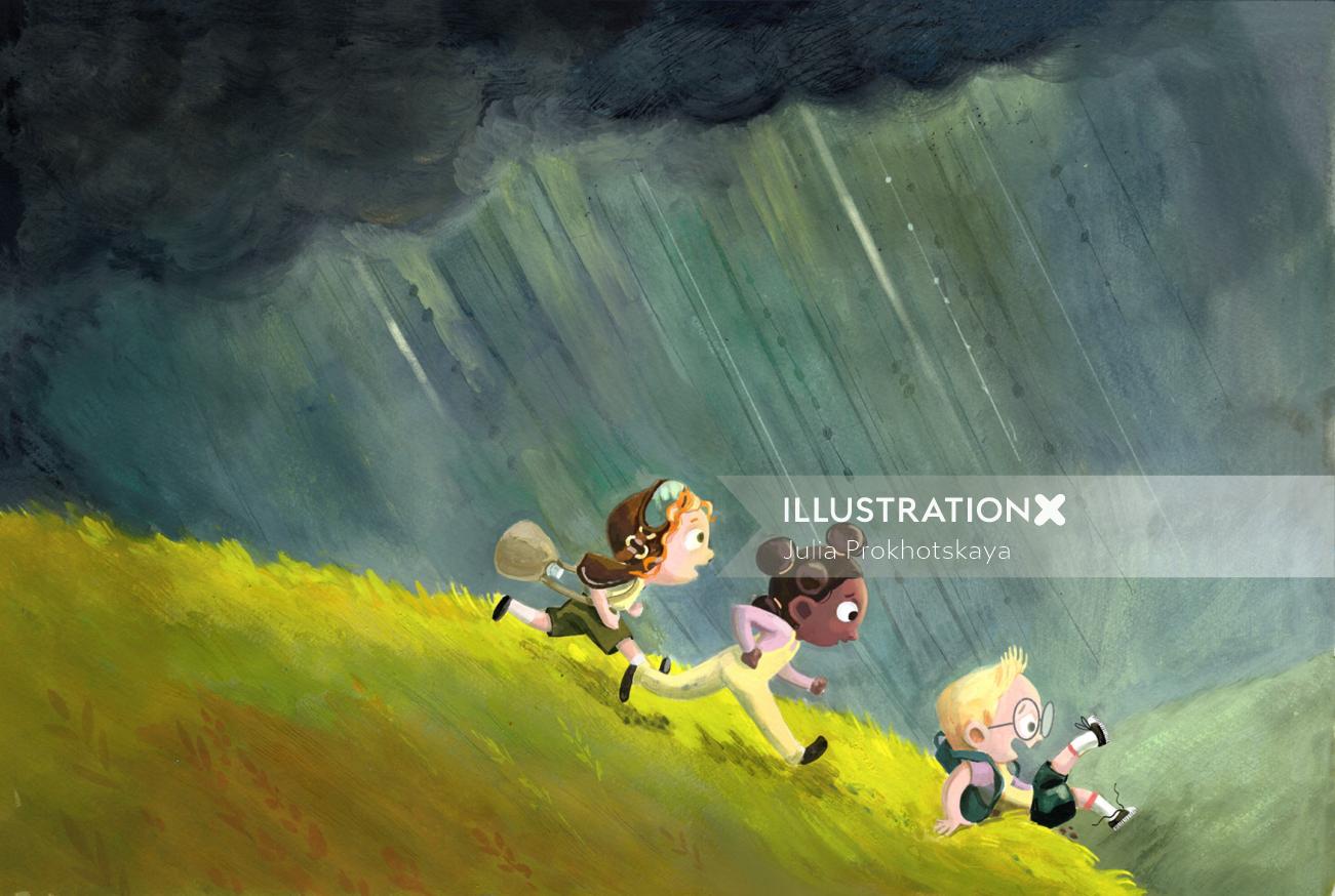 嵐、冒険、絵本