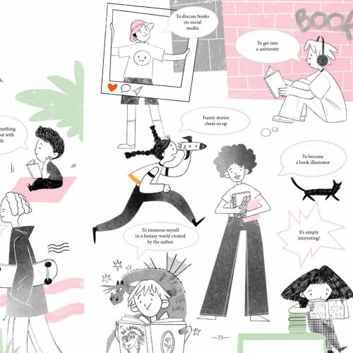 Julia Prokhotskaya In Black And White Middle Grade Illustrator