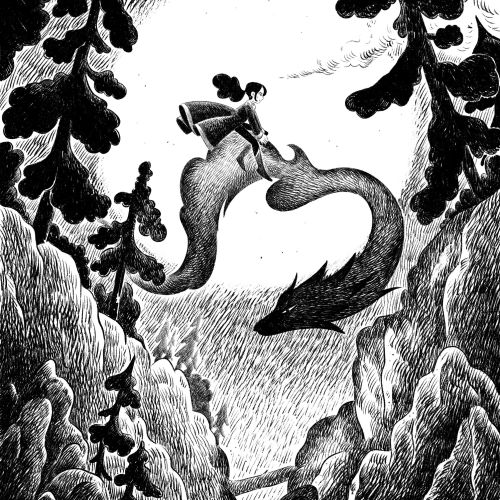 Julia Prokhotskaya In Black And White Animals Illustrator