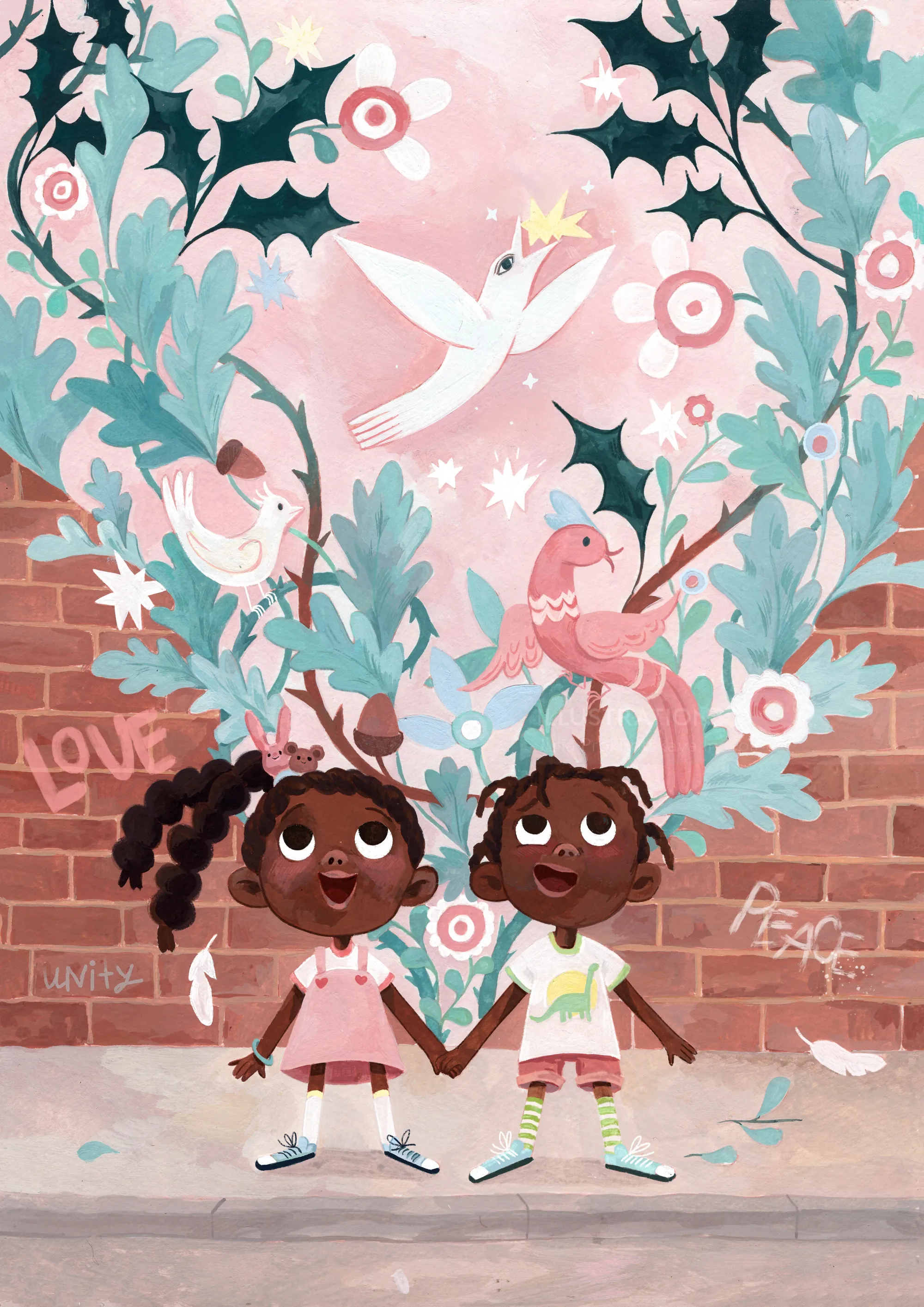 Diversity and heritage illustration for Black History Month