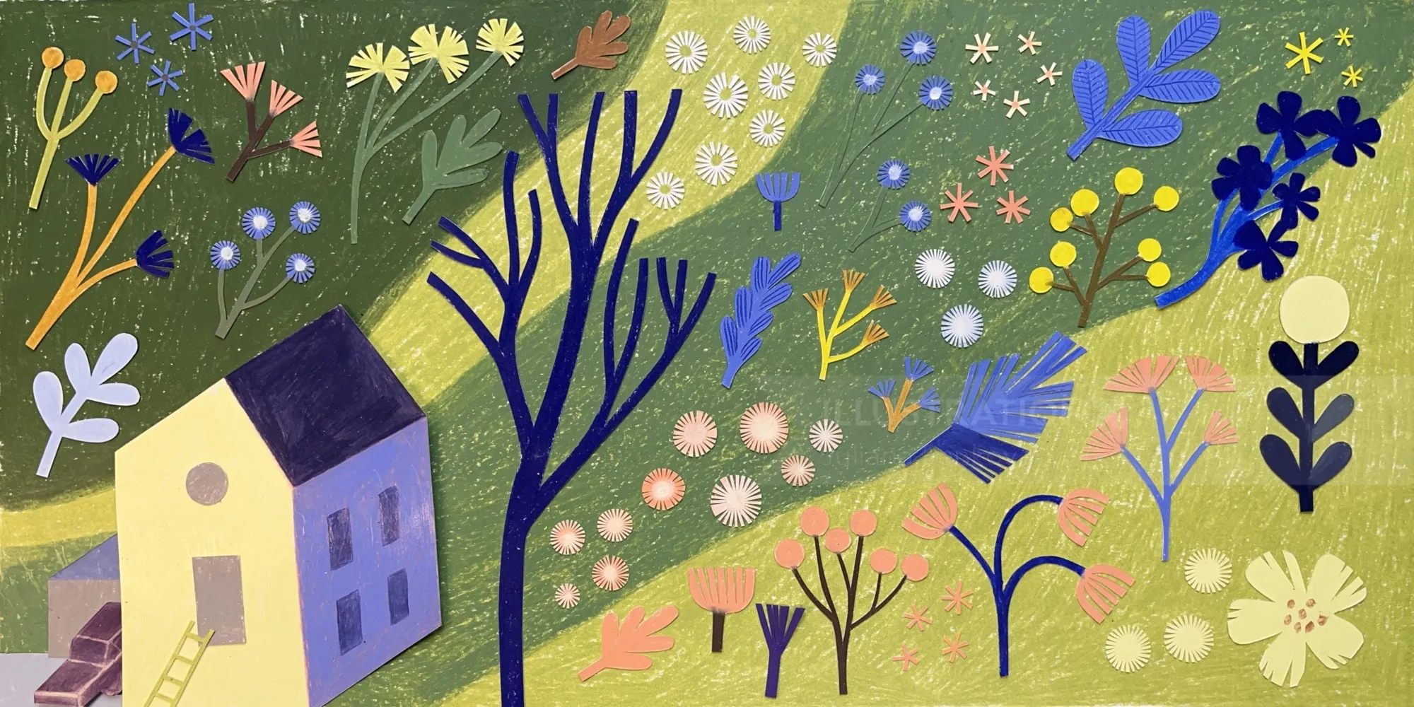 “Quite Days” Illustration for a silent book