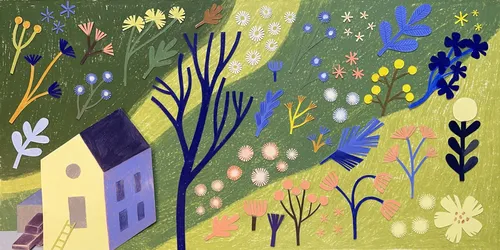 “Quite Days” Illustration for a silent book