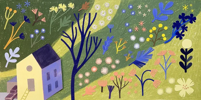 “Quite Days” Illustration for a silent book