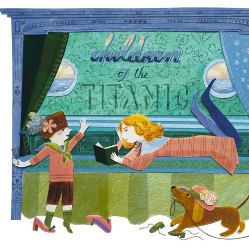 “Children of Titanic“ title illustration for Aquila Magazine