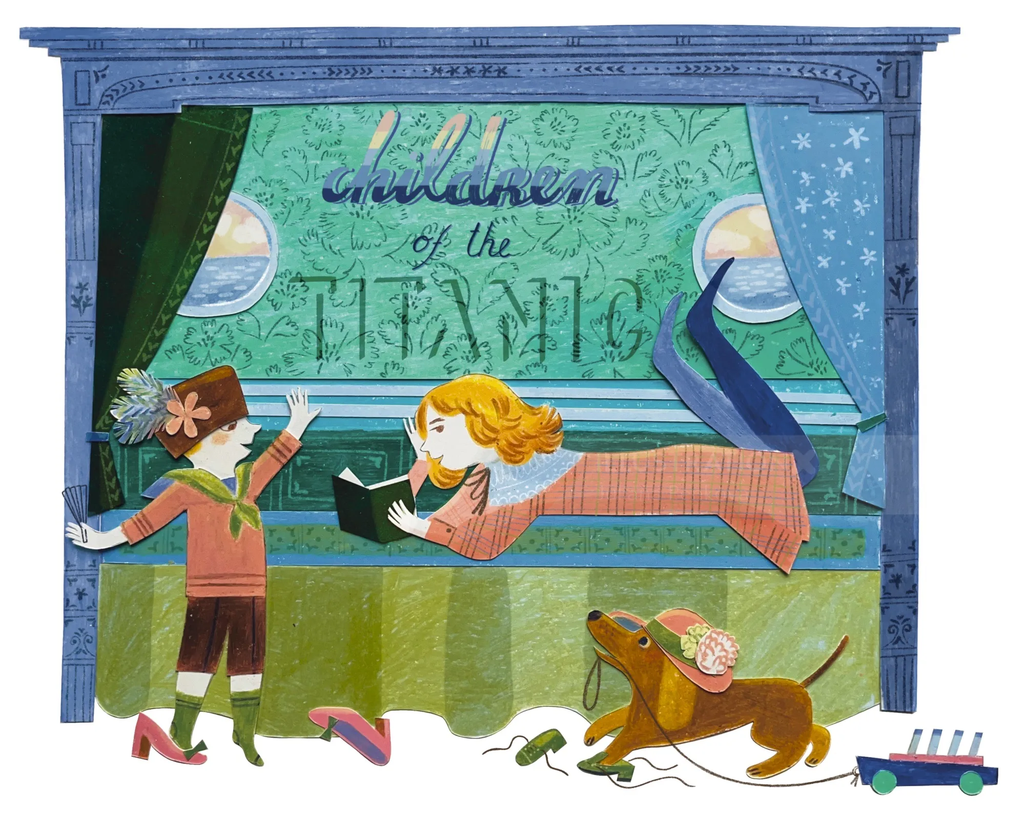 “Children of Titanic“ title illustration for Aquila Magazine