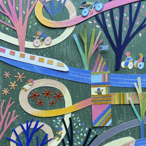 Case Study City Illustration for Anthroart
