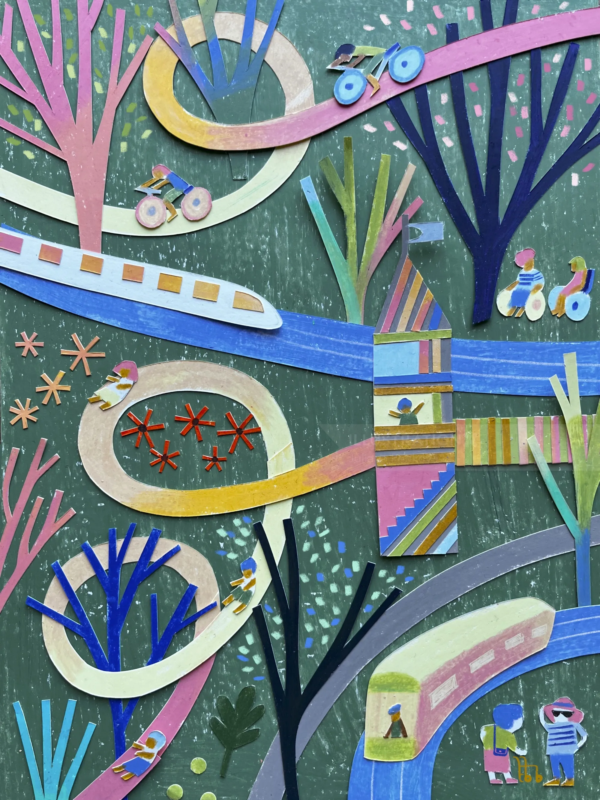 Case Study City Illustration for Anthroart