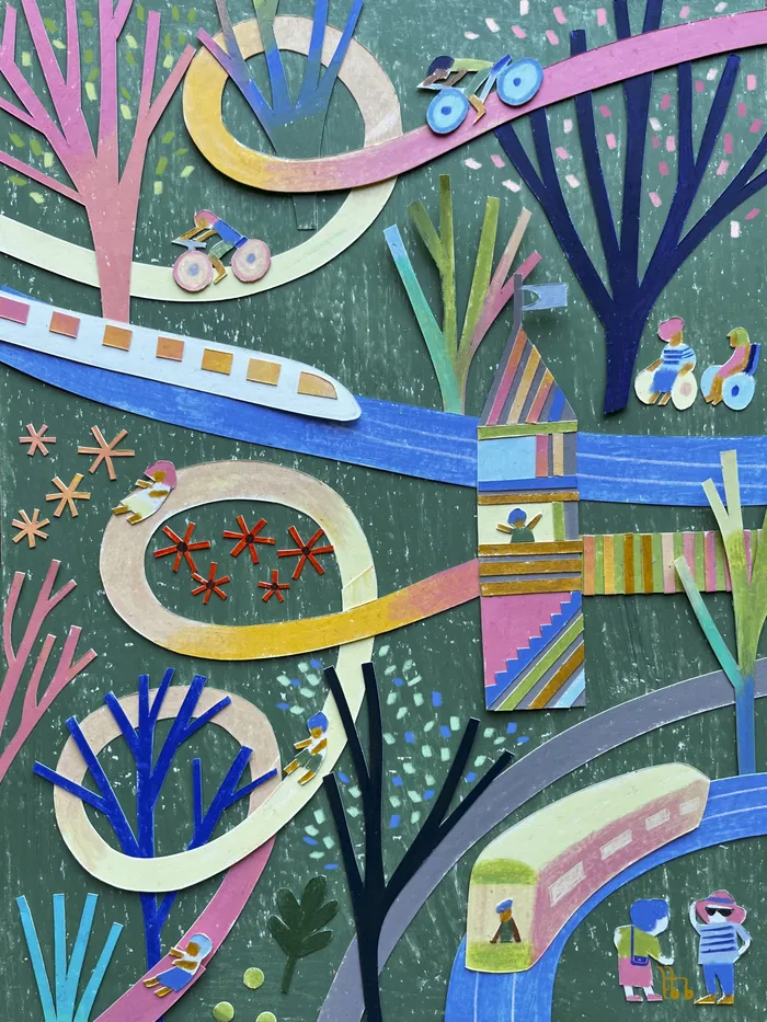 Case Study City Illustration for Anthroart