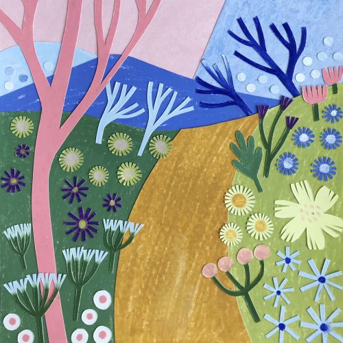 Decorative pattern of the beauty of Bavaria