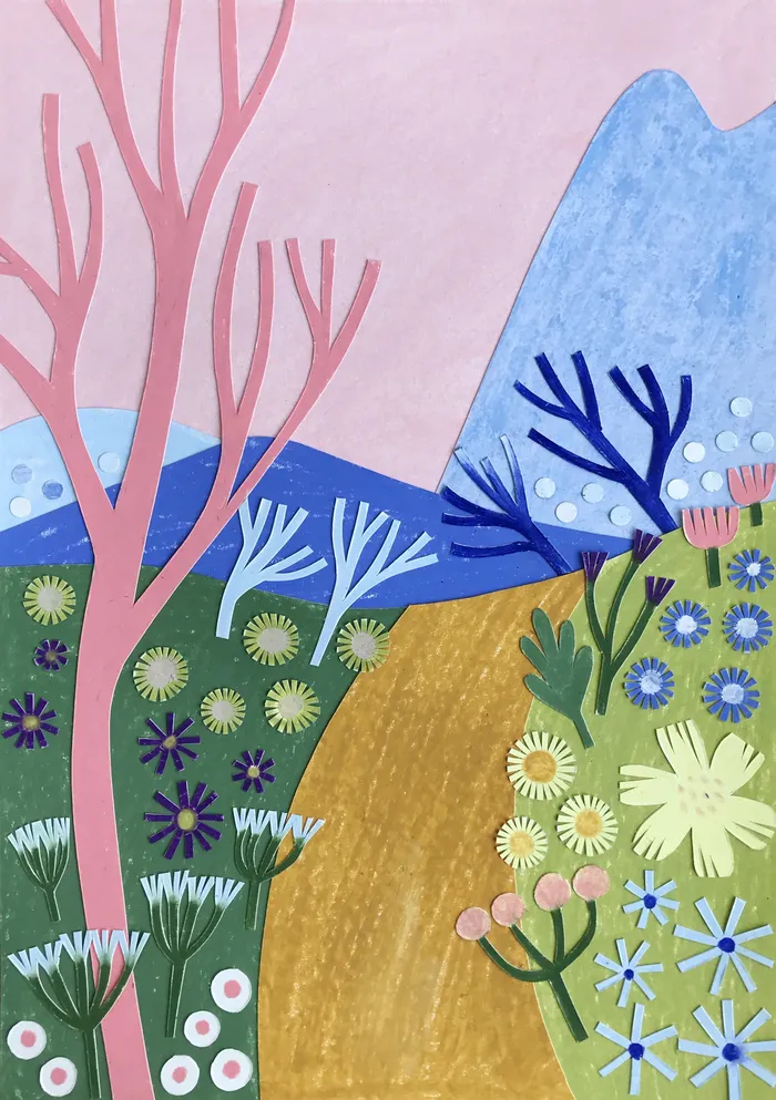 Decorative pattern of the beauty of Bavaria