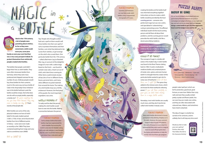 Magic in a Bottle – Exclusive Aquila Magazine Double Spread