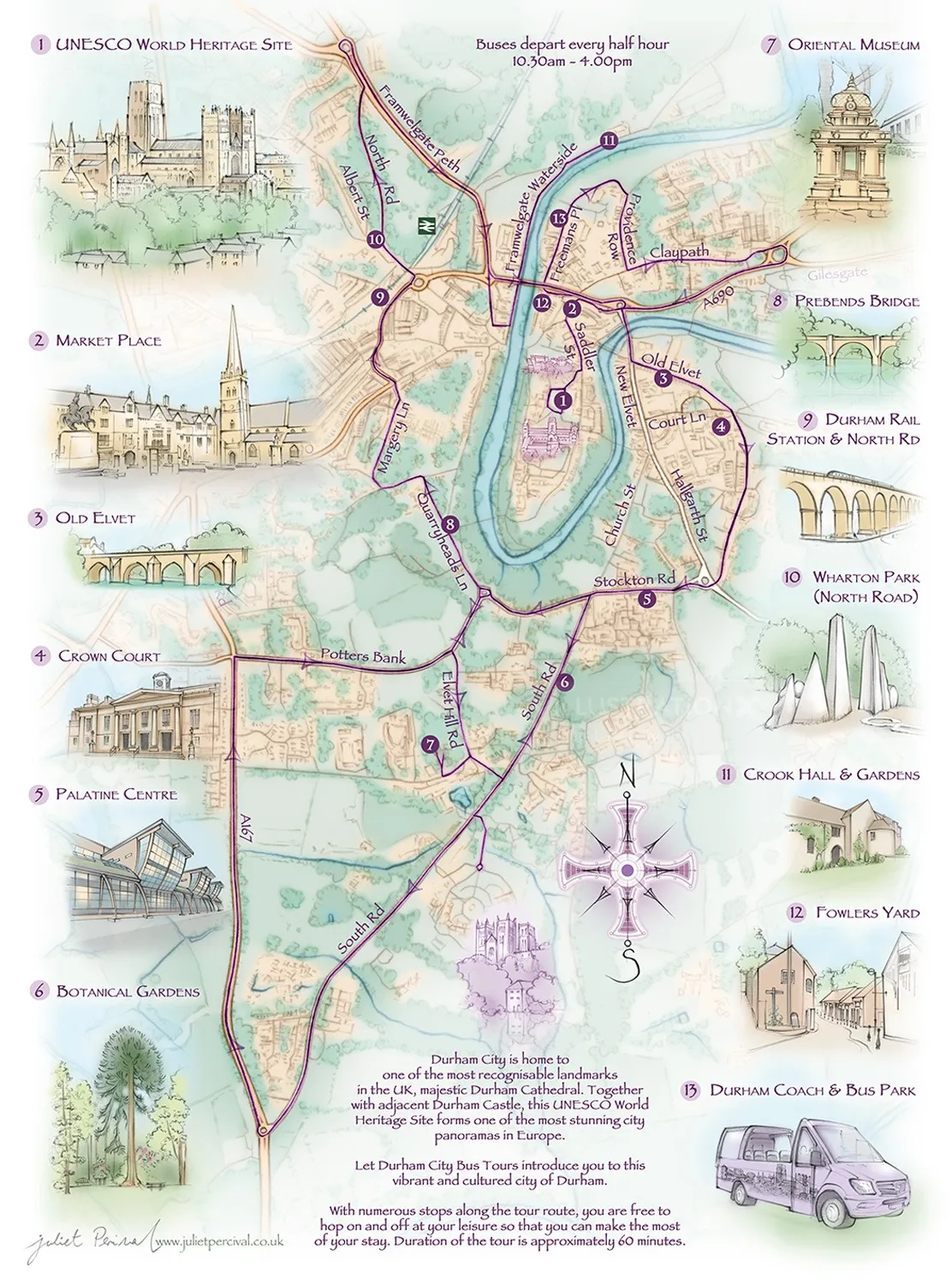 Durham Tourist Map Insiderpuj Durham Tourist Map Insiderpuj