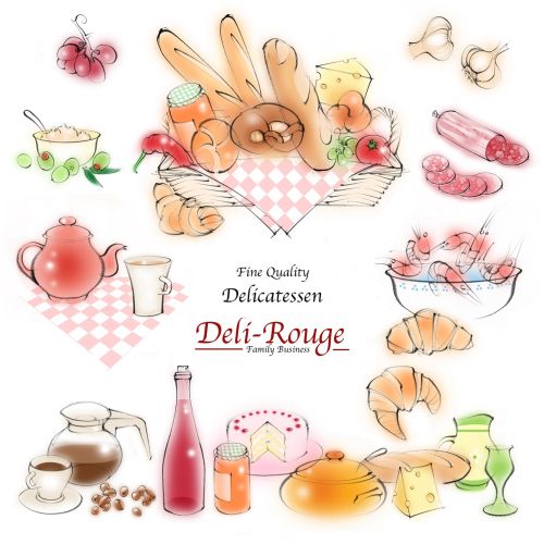deli, menu, food, prawns, cake, bread, croissants, tapas