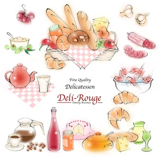 deli, menu, food, prawns, cake, bread, croissants, tapas