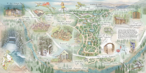 Juliet Percival Map Botanical And Architectural Illustrator Uk