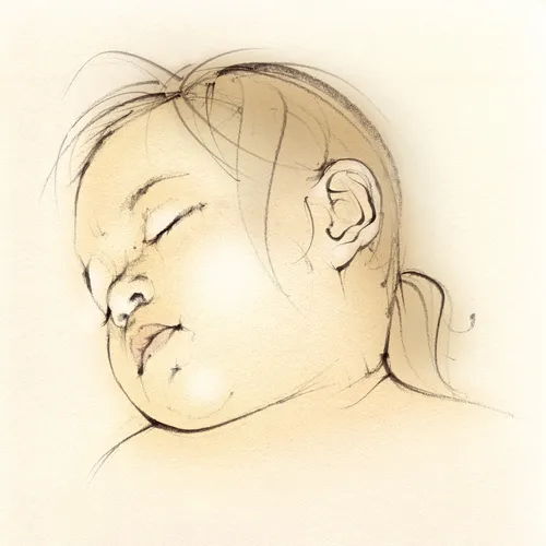 baby girl, toddler, sleeping