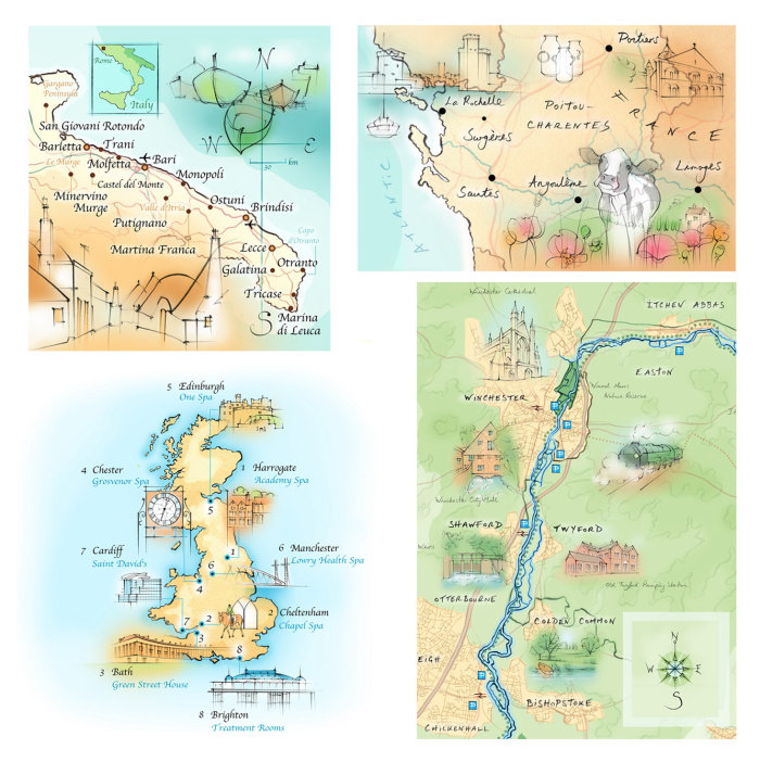 Juliet Percival illustre un Miscellaneous Maps
