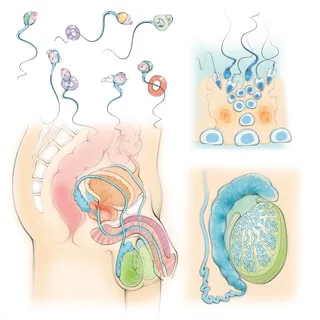 sperm, reproduction, male, penis, epididymis, prostate gland