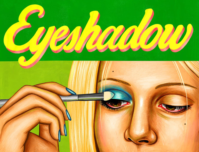 Fashion illustration of Eye shadow
