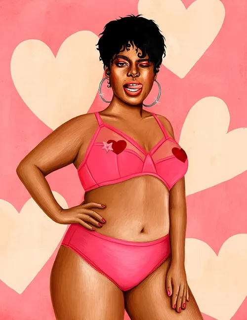 Fashion illustration for Savage X Fenty Company