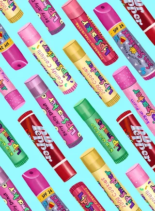 Packaging illustration of Lip Smacker 