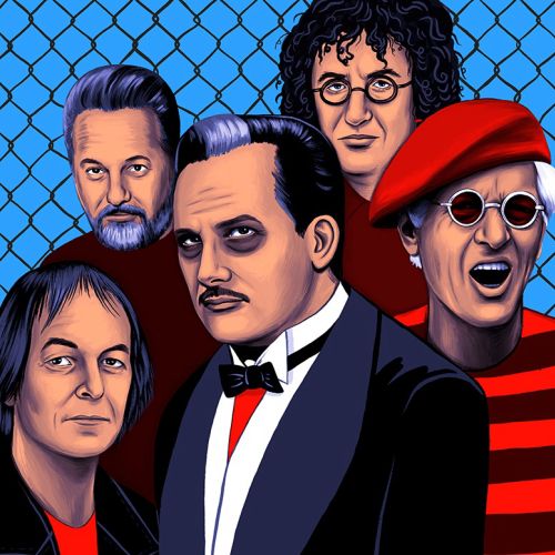 The Damned poster art for Record Magazine
