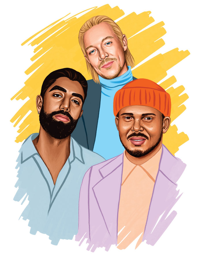 Major Lazer artwork for Billboard