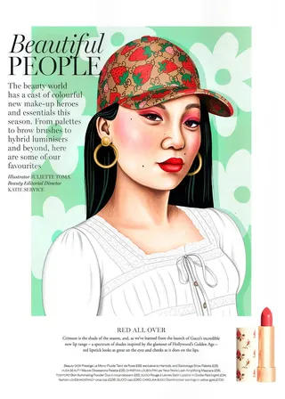 Editorial art of Beautiful people 